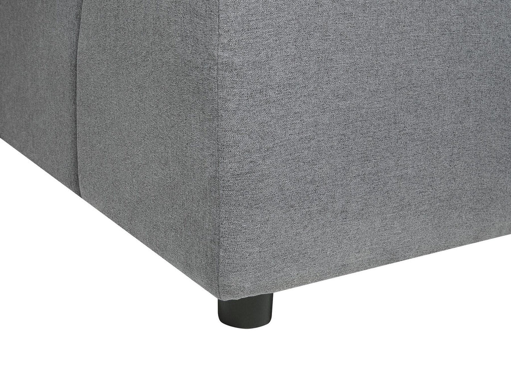 Corner Sofa TOMRA Fabric Dark Grey 4 Seater Right Hand