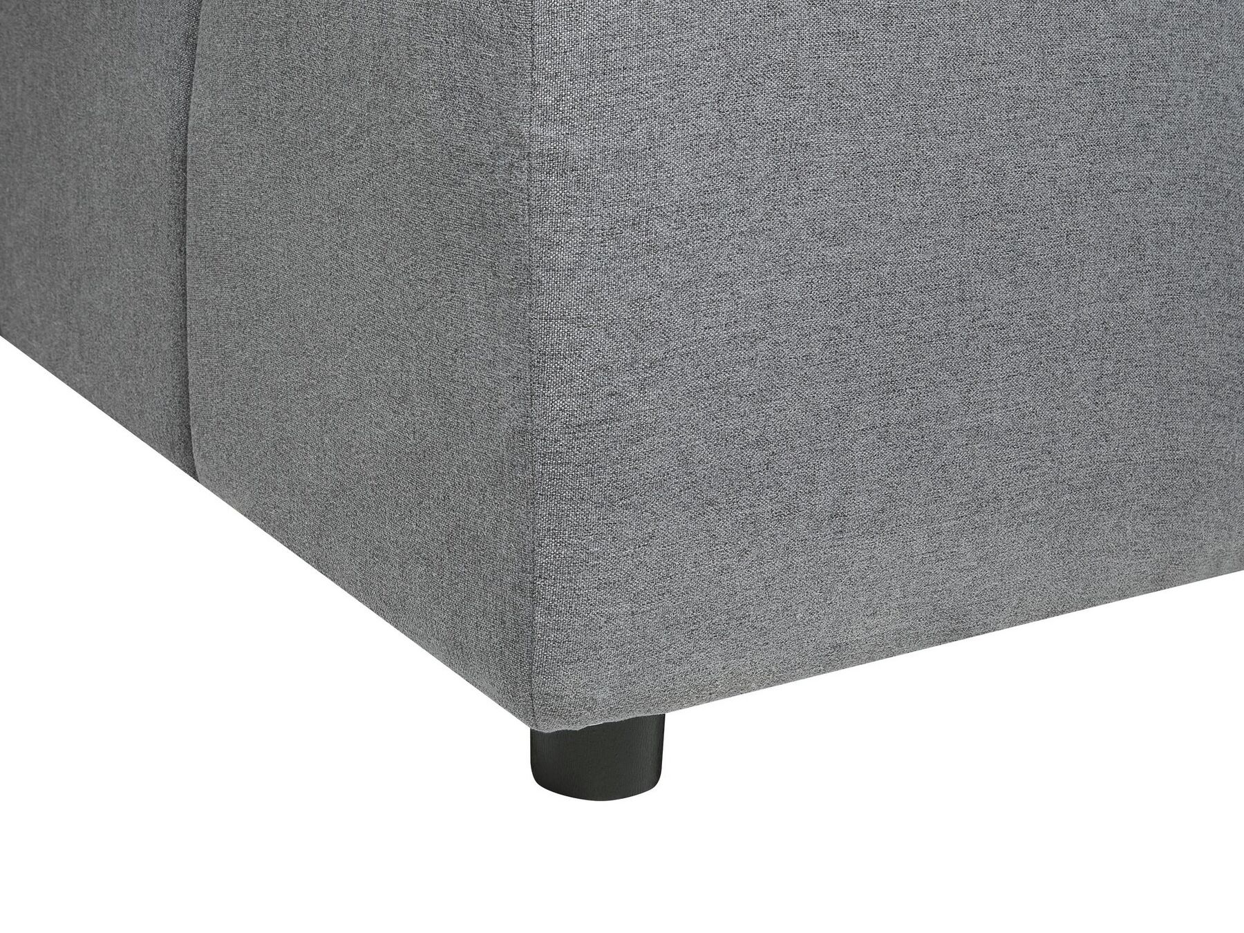 Corner Sofa TOMRA Fabric Dark Grey 4 Seater Right Hand