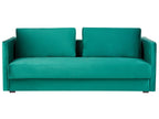 Sofa Bed EKSJO Velvet Emerald Green with Storage 3 Seater