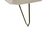 Single Sofa Bed VESTFOLD Velvet Beige