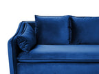 Velvet Sofa Navy Blue AURE