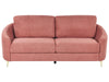 3 Seater Fabric Sofa Pink