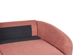 3 Seater Fabric Sofa Pink TROSA