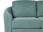 2 Seater Fabric Sofa Green TROSA