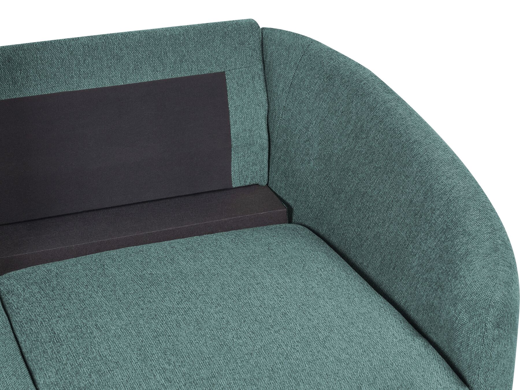 2 Seater Fabric Sofa Green TROSA