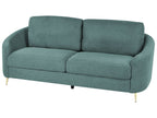 3 Seater Fabric Sofa Green TROSA
