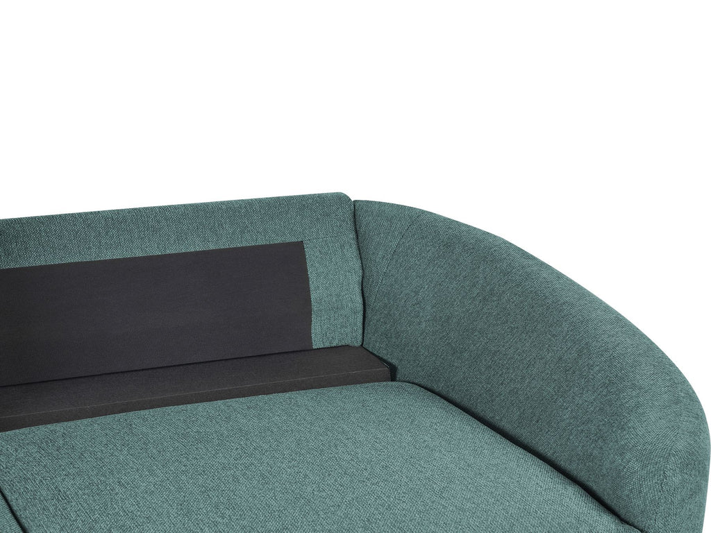 3 Seater Fabric Sofa Green TROSA