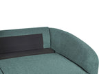 3 Seater Fabric Sofa Green TROSA