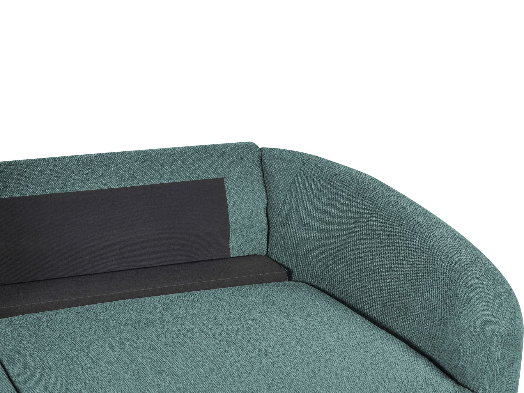 3 Seater Fabric Sofa Green TROSA
