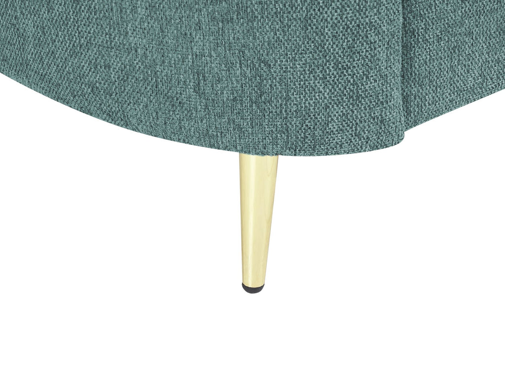 3 Seater Fabric Sofa Green TROSA