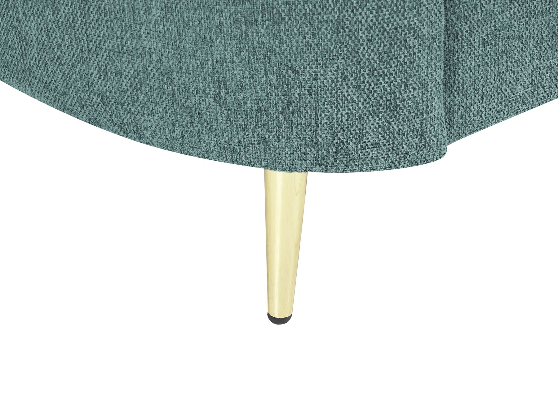 3 Seater Fabric Sofa Green TROSA