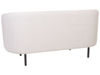 2 Seater Fabric Sofa Beige LOEN