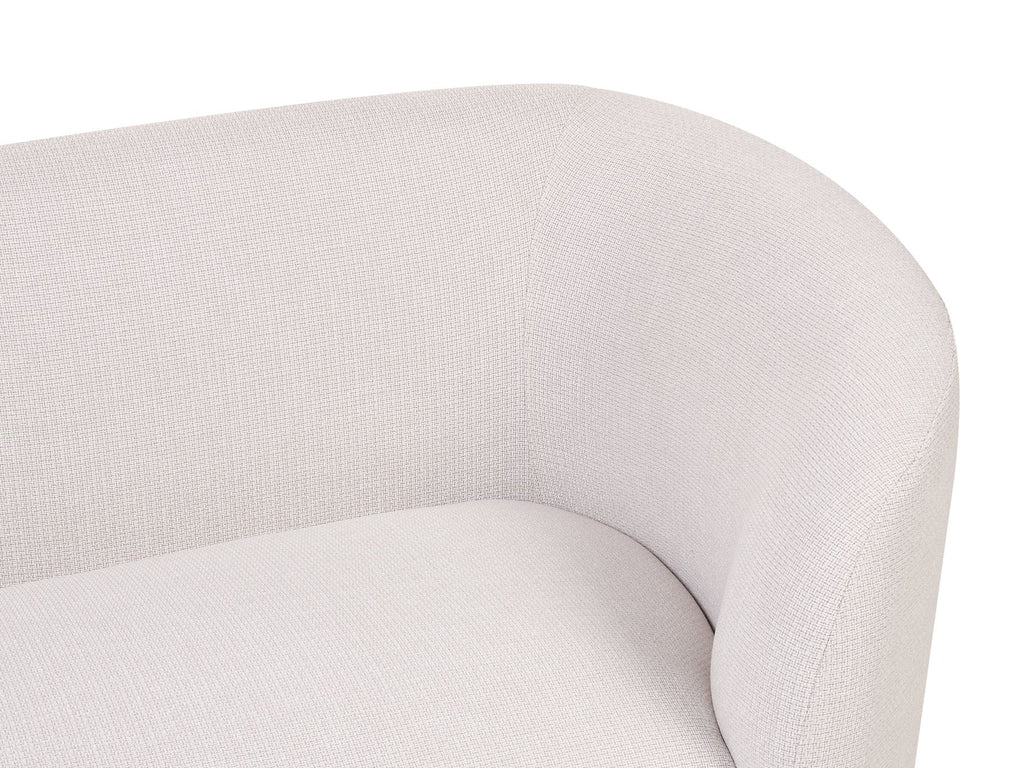 2 Seater Fabric Sofa Beige LOEN