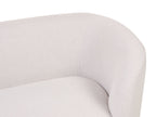 2 Seater Fabric Sofa Beige and Gold LOEN