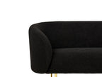2 Seater Boucle Sofa Black LOEN