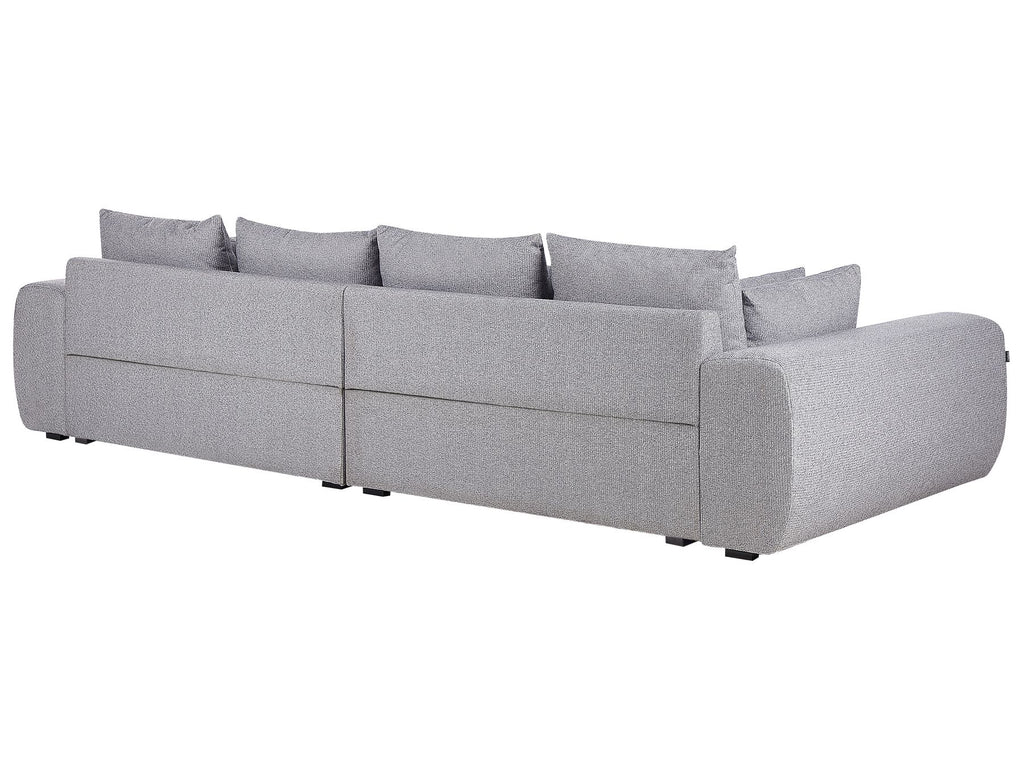 4 Seater Fabric Sofa Grey TORPO