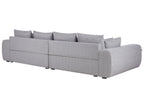 4 Seater Fabric Sofa Grey TORPO
