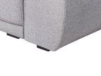 4 Seater Fabric Sofa Grey TORPO