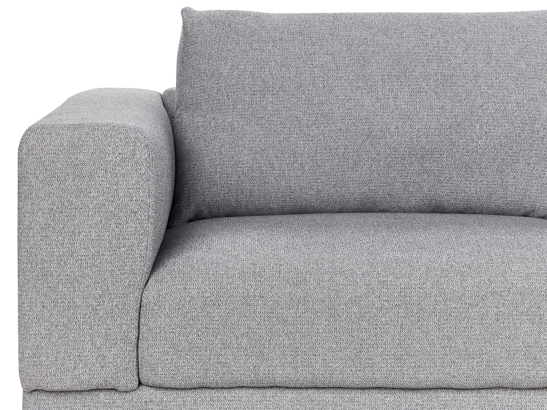 3 Seater Fabric Sofa Grey NIVALA
