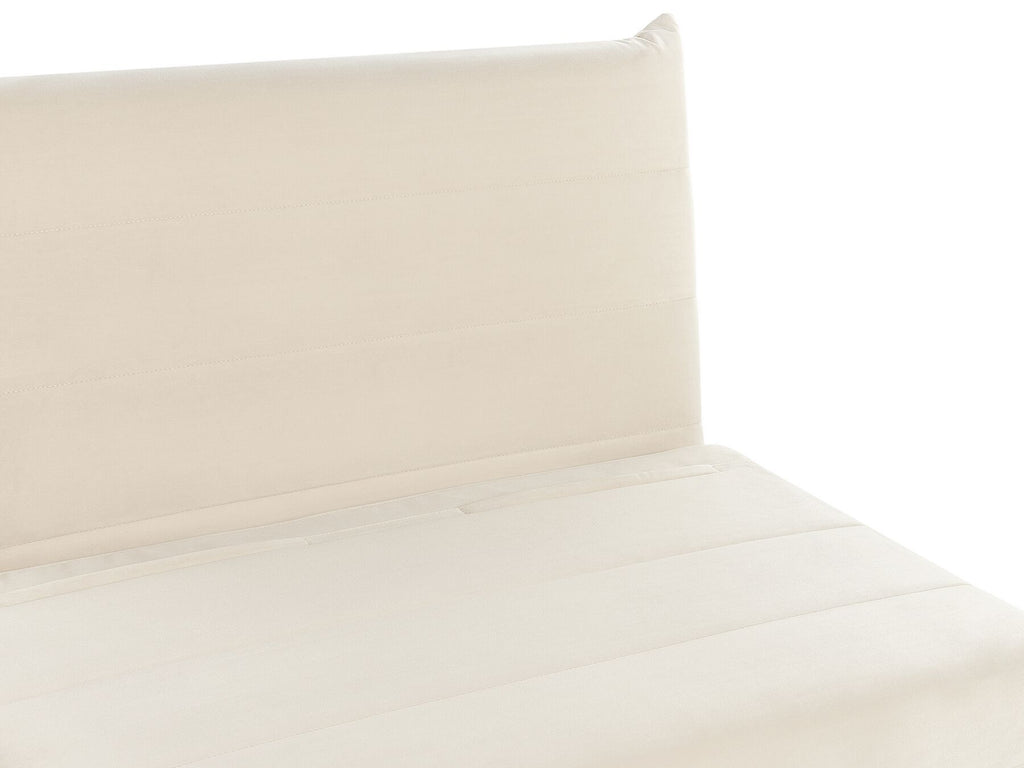 Single Sofa Bed SETTEN Velvet Light Beige
