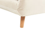 Single Sofa Bed SETTEN Velvet Light Beige