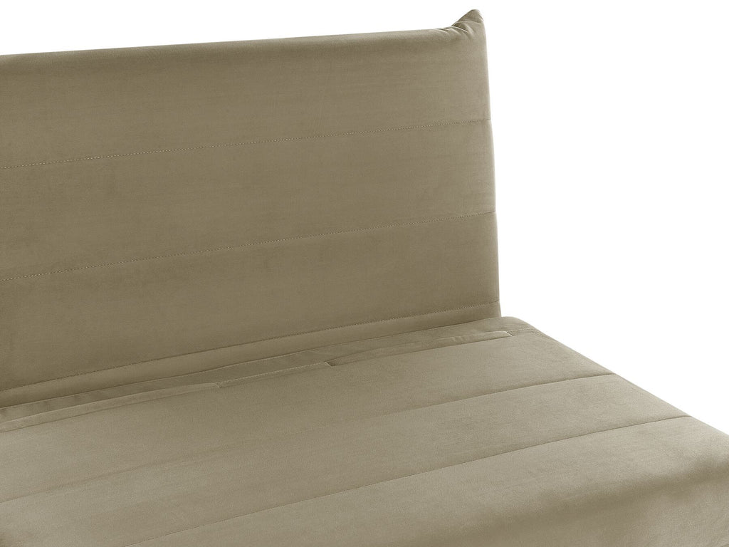 Single Sofa Bed SETTEN Velvet Olive Green