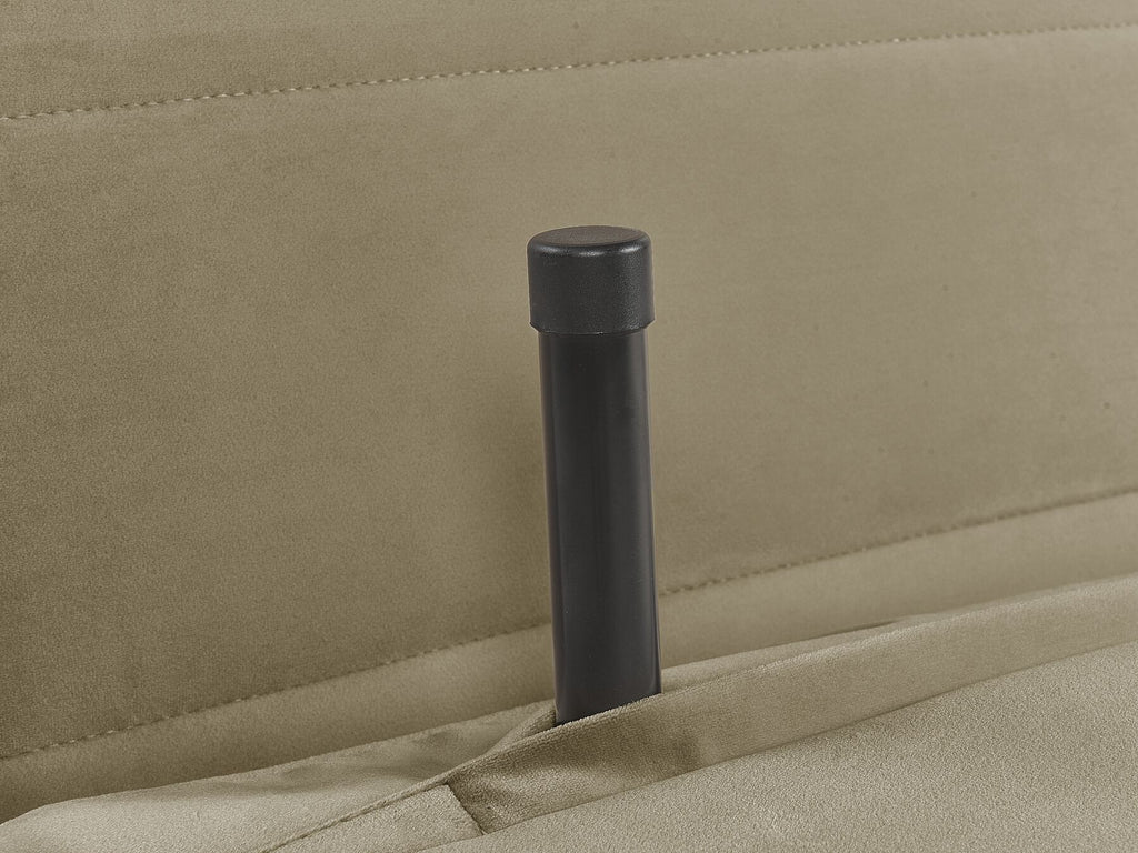 Single Sofa Bed SETTEN Velvet Olive Green