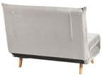 Single Sofa Bed SETTEN Velvet Light Grey