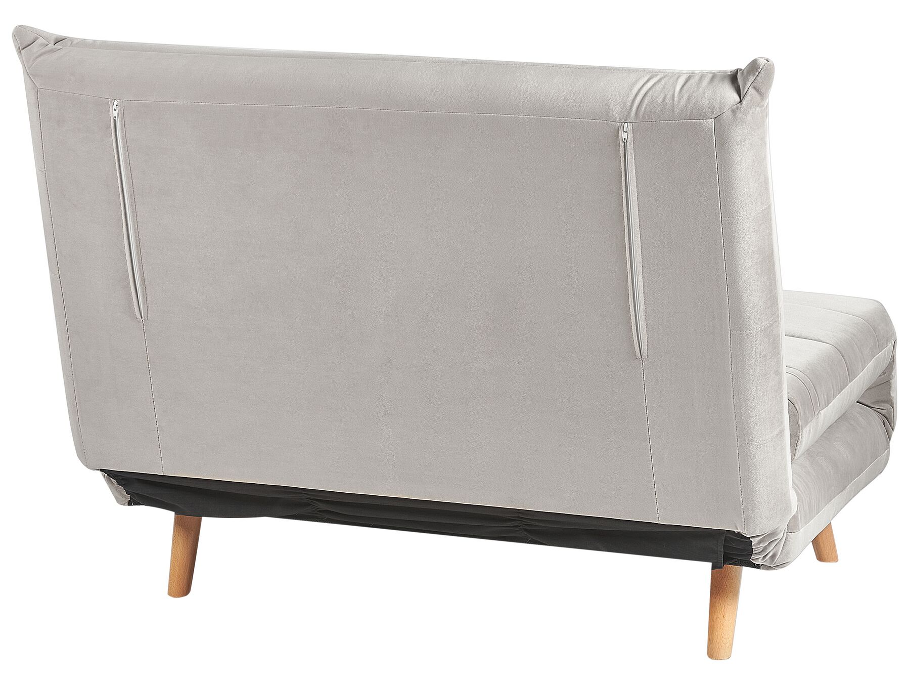 Single Sofa Bed SETTEN Velvet Light Grey
