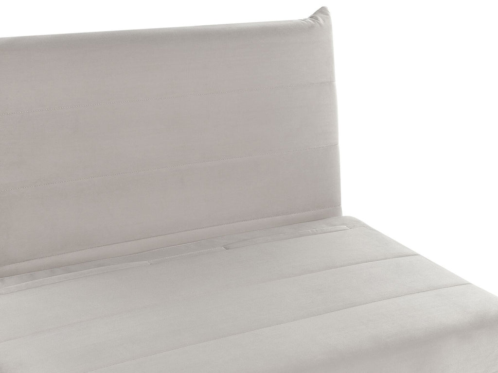 Single Sofa Bed SETTEN Velvet Light Grey