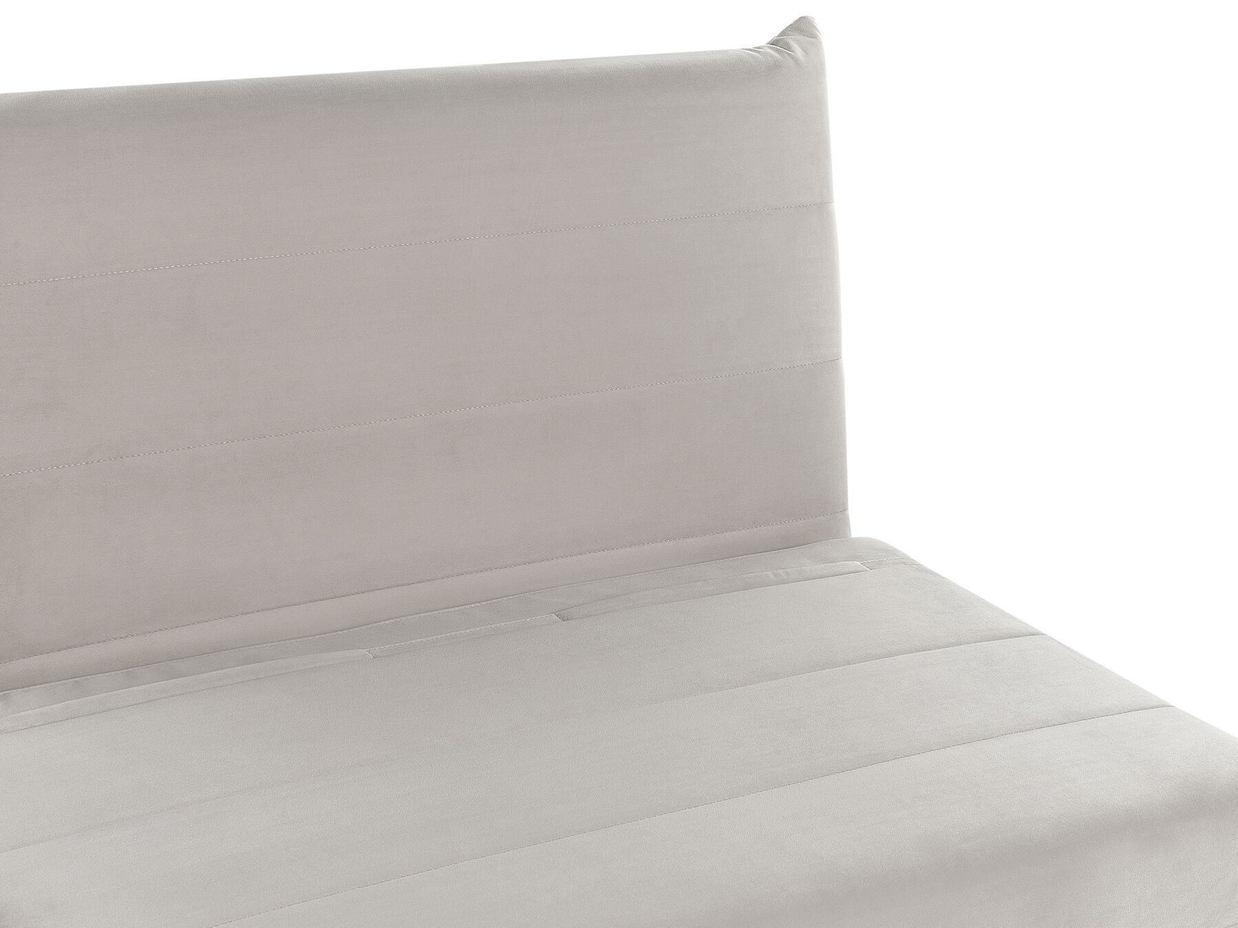 Single Sofa Bed SETTEN Velvet Light Grey