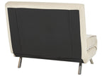 Single Sofa Bed FARRIS Velvet Light Beige