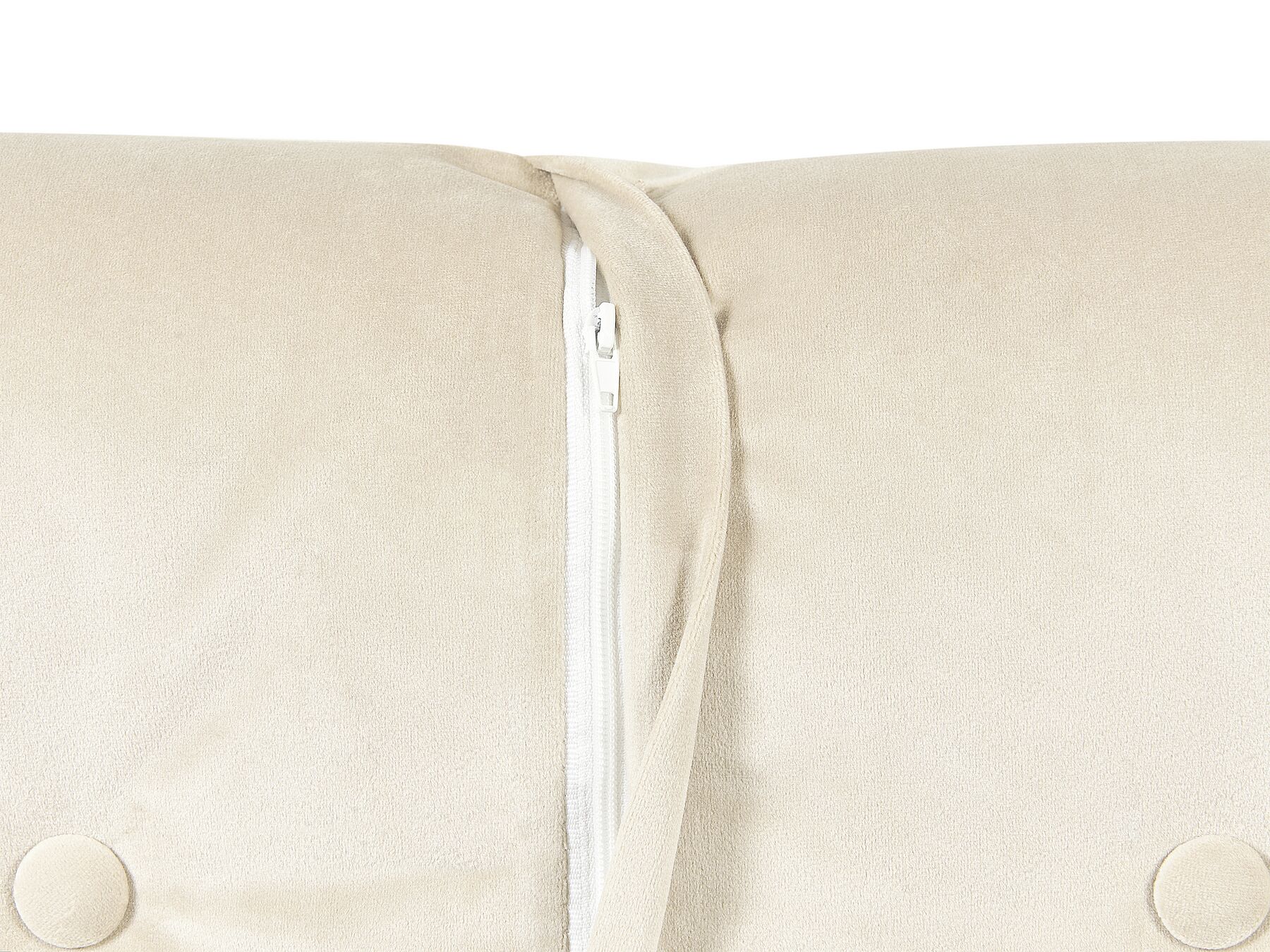 Single Sofa Bed FARRIS Velvet Light Beige