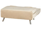 Single Sofa Bed FARRIS Velvet Sand Beige