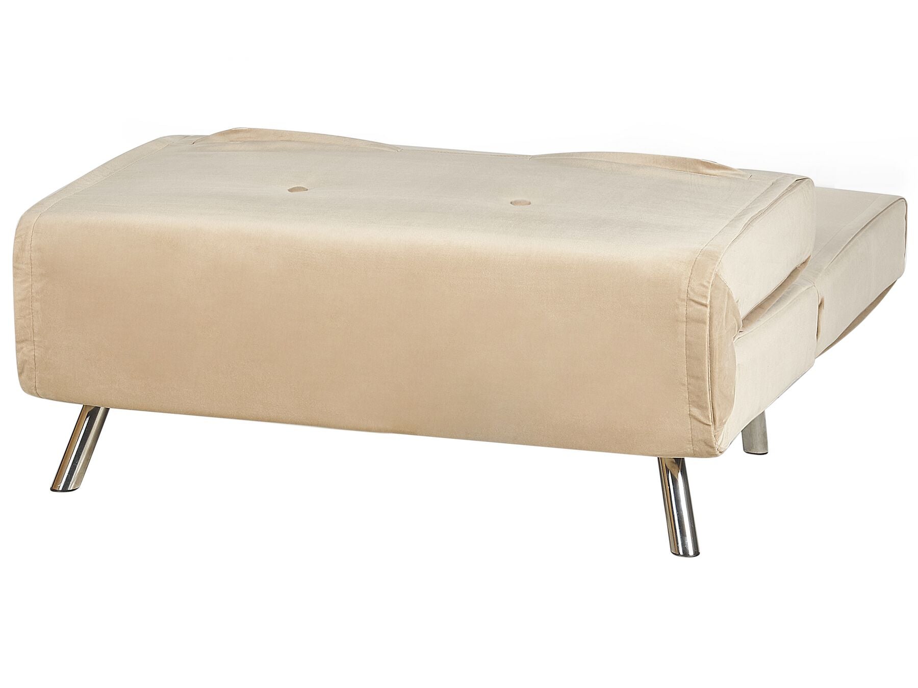 Single Sofa Bed FARRIS Velvet Sand Beige