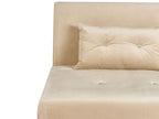 Single Sofa Bed FARRIS Velvet Sand Beige