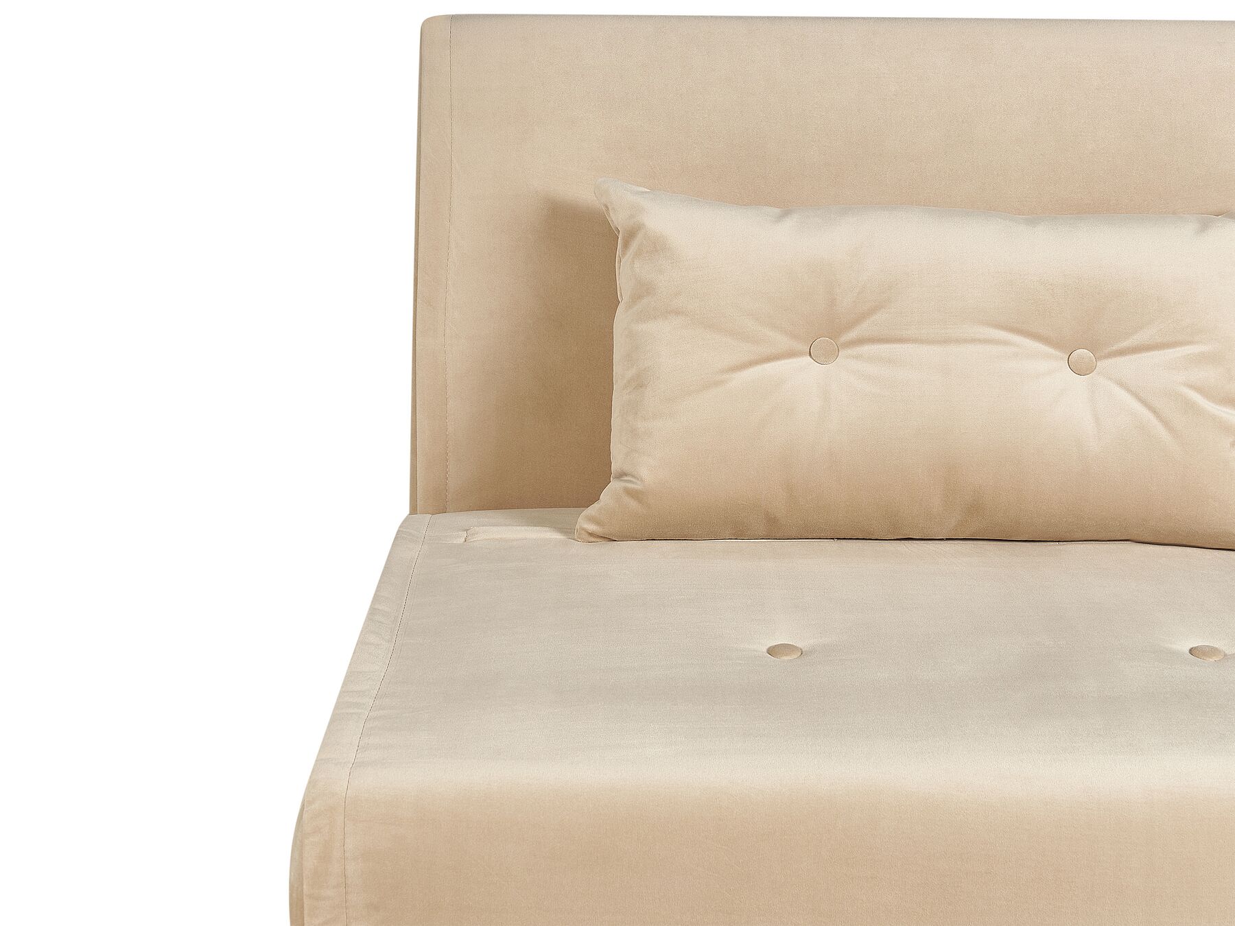 Single Sofa Bed FARRIS Velvet Sand Beige
