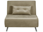 Single Sofa Bed FARRIS Velvet Olive Green