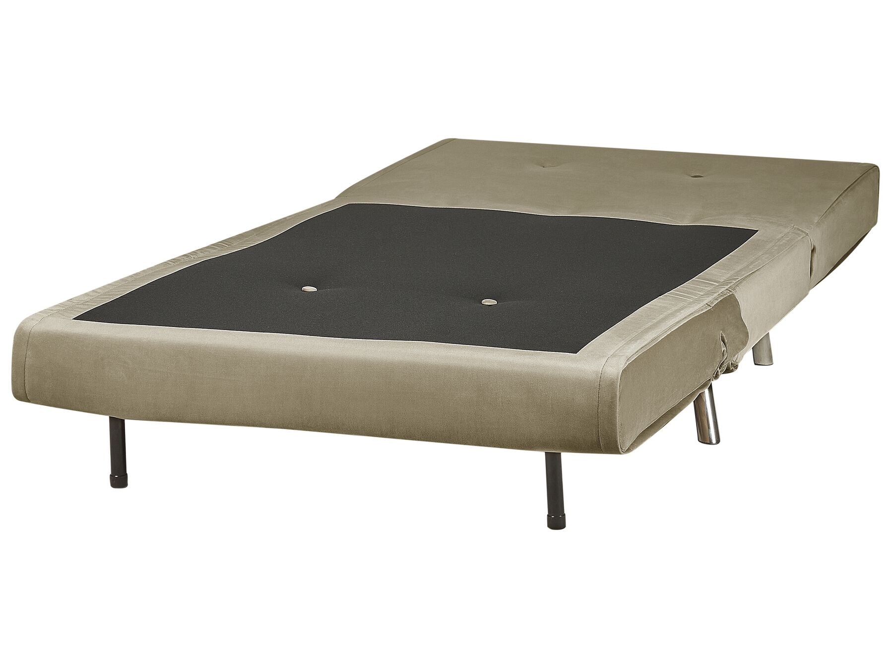 Single Sofa Bed FARRIS Velvet Olive Green