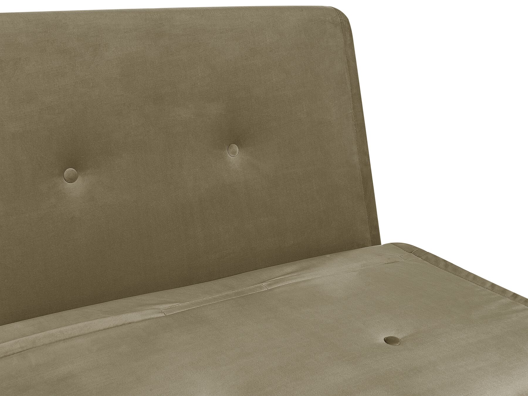 Single Sofa Bed FARRIS Velvet Olive Green