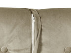 Single Sofa Bed FARRIS Velvet Olive Green
