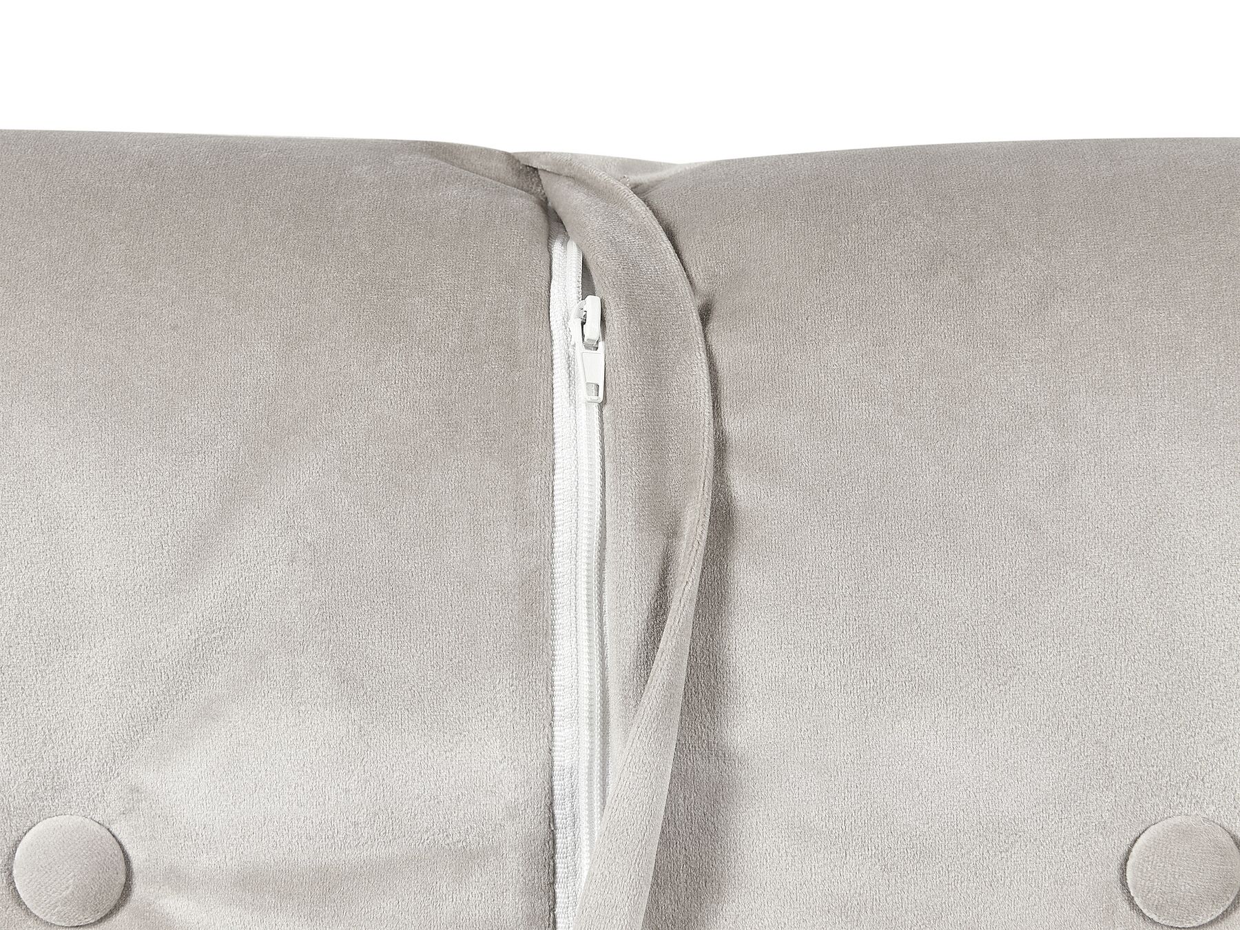 Single Sofa Bed FARRIS Velvet Light Grey