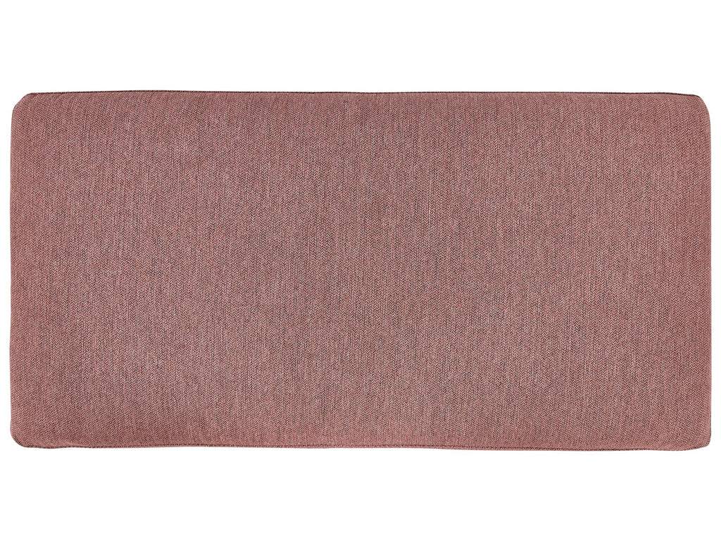 Corner Sofa BREDA Fabric Pink 2 Seater Right Hand