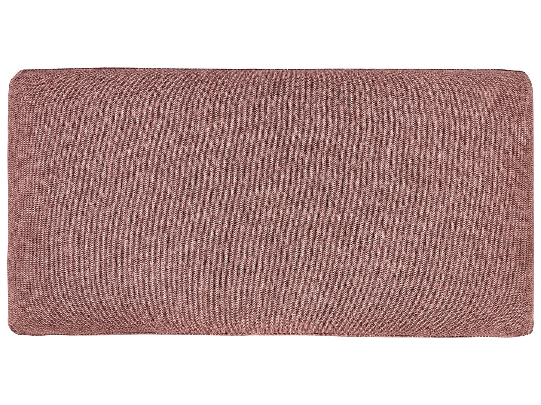 Corner Sofa BREDA Fabric Pink 2 Seater Right Hand