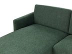 Corner Sofa BREDA Fabric Dark Green 2 Seater Right Hand