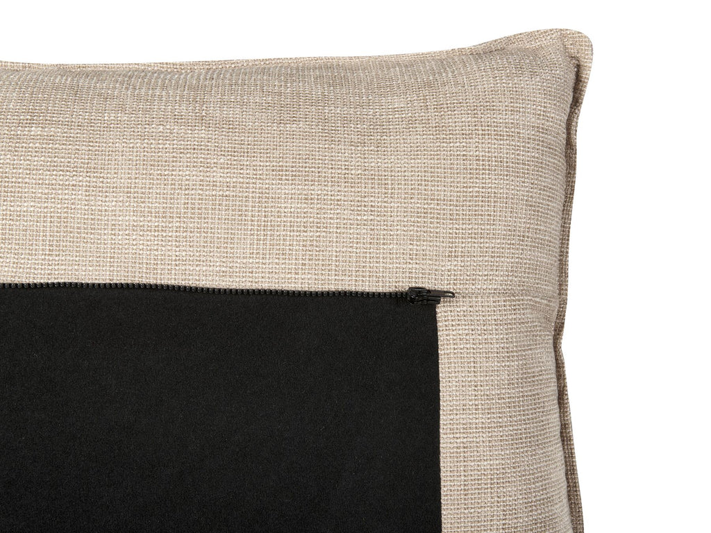 Left Hand Fabric Corner Sofa Beige SERSAN