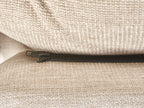 Left Hand Fabric Corner Sofa Beige SERSAN