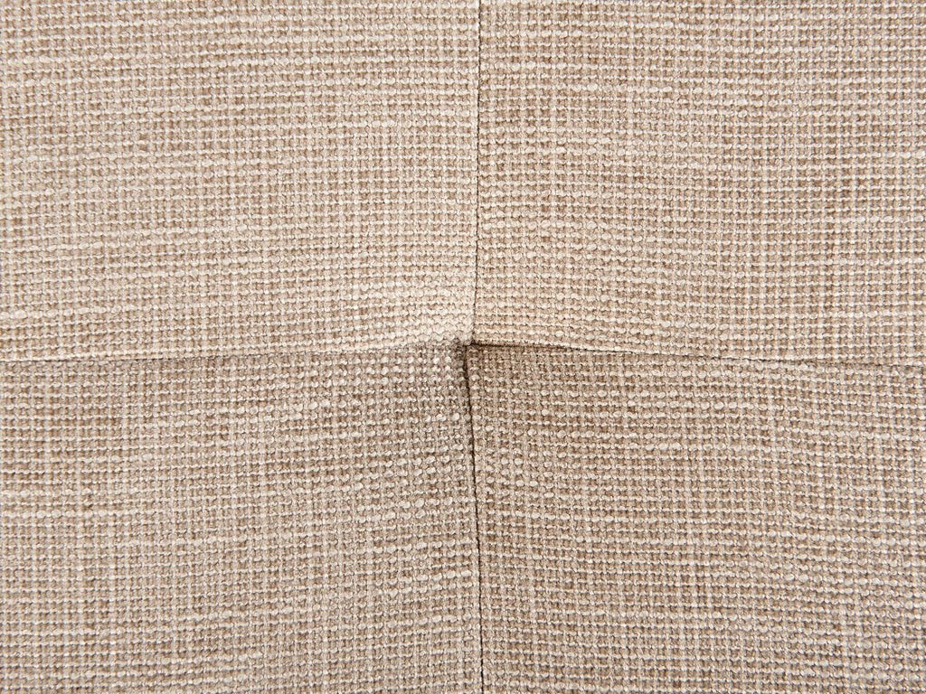 Left Hand Fabric Corner Sofa Beige SERSAN