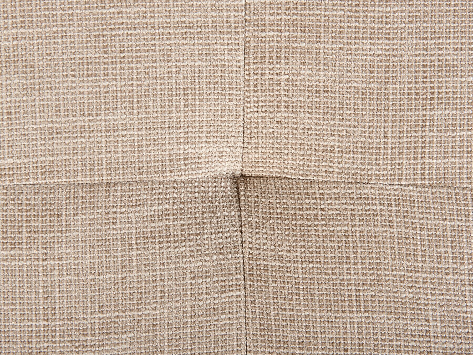 Left Hand Fabric Corner Sofa Beige SERSAN