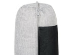 Left Hand Linen Corner Sofa Light Grey ELGA